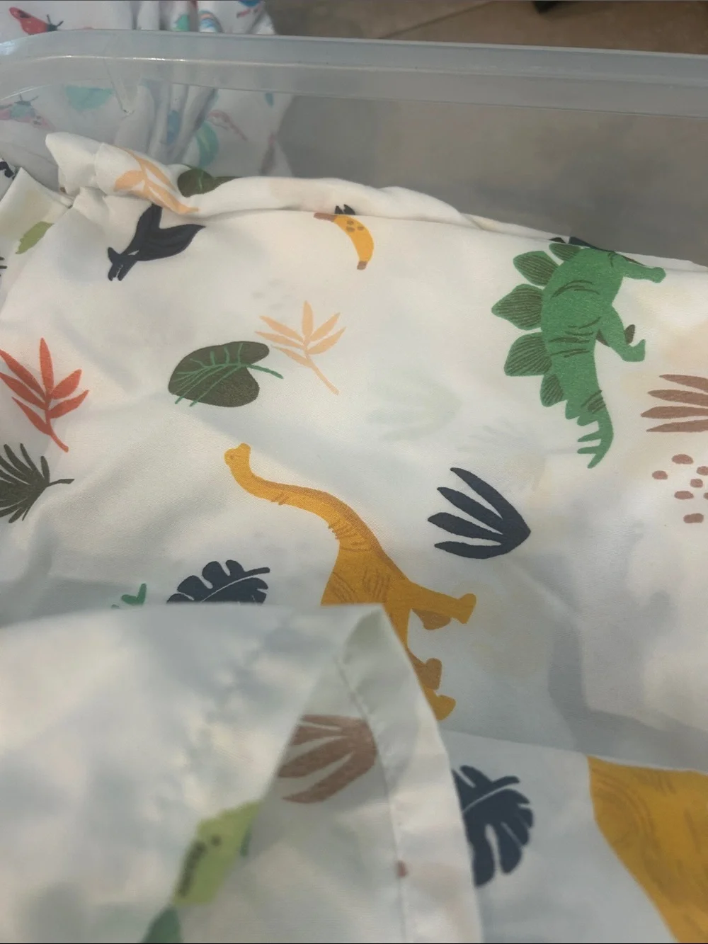 Dino Print target twin sheet set